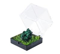 Namzi 2 piezas de piedra natural verde de cristal crudo para minería, adorno de caja de etiquetas, piedra cruda de cristal para niños, ciencia de minería, popularización, regalo de enseñanza