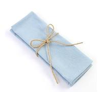 Namzi 4 servilletas, servilletas de tela, ideales para decoración de mesa de comedor, comedor diario y entretenimiento, 40 x 40 cm, color azul