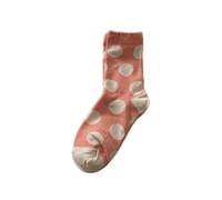 Namzi 6 pares de calcetines de punto redondo, cómodos y transpirables de algodón para uso casual, atlético y diario, tamaño uniforme, A09