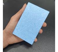 Namzi 6 piezas de algodón de pulpa de madera azul comprimido, esponja hinchadora de agua, toalla absorbente de cocina, bloque de limpieza, paño no graso, 10 x 6 x 1 cm
