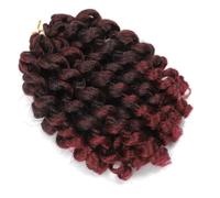 Namzi Bounce - Cabello de ganchillo de 8 pulgadas,rizado,trenzado corto,jumbo Passion Twist,para mujer,paquete de 6