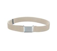 Namzi Cinturón elástico ajustable, cinturón Beige para niños, ideal para fiestas y eventos especiales, 1 pieza(XQ), Beige, 35-75*2.5cm