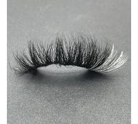 Namzi Colorido Eyelashes Mink Glitter Lashes, Fluffy Colorful Lash Clusters, Dramatic Long Thick Cat Fox Eye Lashes Full Curly False Eyelash, 3D Curl Salon Extensions Strip 3 pares (609A-8CS)