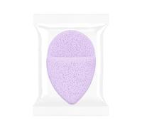 Namzi Exfoliante facial, esponjas faciales para lavado facial, almohadillas exfoliantes reutilizables para eliminar el maquillaje, paquete de 2, morado, A26
