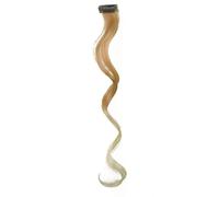 Namzi Extensiones de cabello de colores, 12 unidades, 18 pulgadas, extensiones de cabello con clip, arcoíris, un color, con reflejos, largo, ondulado, sintético, para mujeres, regalos, fiesta, marrón