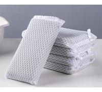 Namzi Home 5 esponjas de malla para bolsas, cepillo de limpieza de cocina, cepillo de limpieza de ollas, bloque de esponja gris para lavar platos con almohadilla de pulido