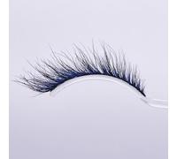 Namzi Pestañas de colores, pestañas de visón, racimos de pestañas coloridas esponjosas, dramáticas, largas y gruesas, pestañas postizas de ojo de zorro, pestañas postizas rizadas en 3D, extensiones de