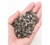 Namzi Piedra triturada de cristal natural marrón claro de 200 g, piedra triturada de 5 a 7 mm, piedra de pulido de aromaterapia, piedra de desmagnetización, piedra natural para decoración de peceras