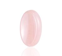 Namzi Piedras de Preocupación de Roca de Cuarzo Rosa para Niños,Piedra Oval de Palma,Piedra del Pulgar,Cristales y Piedras de Curación en Masa de Cuarzo para Wicca,Reiki,Energía de Curación(1 Unidad)