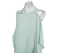 Namzi Ropa de lactancia transpirable para madres e hijos, 71 * 95cm, verde claro, 1 pieza(XQ)