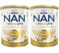 Nan Nestlé Supreme Pro 2 Leche de Continuación en Polvo, 800g (Paquete de 2)