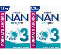 Nan Optipro 3 Leche de crecimiento en polvo, formato ahorro 1200g. (Paquete de 2)