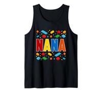 Nana - Bloque Constructor de Ladrillos para la Abuela Camiseta sin Mangas
