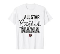 Nana de The Birthday Boy All Star Baseball Grandma Camiseta
