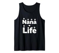 Nana Life - Diseño de Citas de Abuelos con Flores Lindas Camiseta sin Mangas