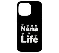 Nana Life - Diseño de Citas de Abuelos con Flores Lindas Carcasa para iPhone 14 Pro MAX