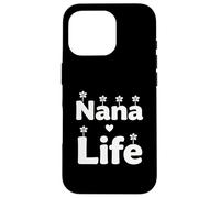 Nana Life - Diseño de Citas de Abuelos con Flores Lindas Carcasa para iPhone 16 Pro