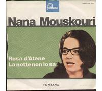 Nana Mouskouri - Rosa D'atene / La Notte Non Lo Sa [Vinilo de 7 pulgadas - 45 rpm]