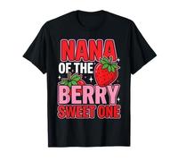 Nana of The Berry Sweet One Strawberry 1st Birthday Matching Camiseta