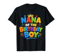 Nana of The Birthday Boy Cute Family Birthday Party Camiseta