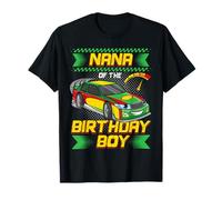 Nana of The Birthday Boy Race Car Party Family Matching Camiseta