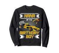 Nana of The Birthday Boy Race Car Party Family Matching Sudadera