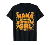Nana of The Birthday Girl Burger Party Theme Camiseta