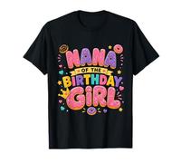 Nana of The Birthday Girl Donut Party Theme Camiseta