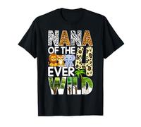 Nana of The Four Ever Wild - Lindo Safari Jungle para su Cuarto cumpleaños Camiseta