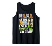 Nana of The Four Ever Wild - Lindo Safari Jungle para su Cuarto cumpleaños Camiseta sin Mangas