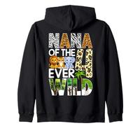 Nana of The Four Ever Wild - Lindo Safari Jungle para su Cuarto cumpleaños Sudadera con Capucha