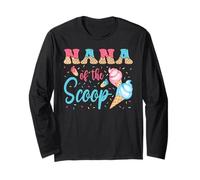Nana of The Scoop Ice Cream Revelación de género Baby Shower Manga Larga