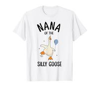 Nana of The Silly Goose Primer Cumpleaños Familia Coincidencia Camiseta