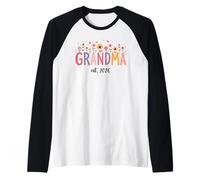 Nana Promoted to Grandma 2026 Soon to Be Grandma EST 2026 Camiseta Manga Raglan