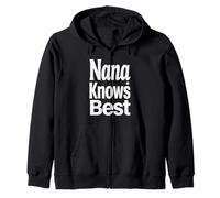 Nana Sabe el Mejor Dicho audaz de la Abuela para reuniones Familiares Sudadera con Capucha