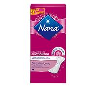 Nana - Set de 24 protege-slips Extra largo de absorción normal - Lote de 4