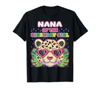 Nana Wild Girl 12 Cumpleaños Leopard Gafas de Sol 80th Vibes Camiseta