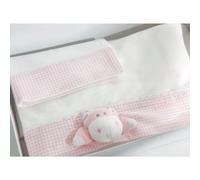 Nanan Bombo Pink Juego de sábanas de 3 piezas
