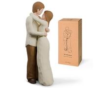 NANAOUS Regalo Aniversario, Regalos para Novios, Regalos de Compromiso para Parejas Estatua de Pareja para Mujeres y Hombres día de San Valentín, cumpleaños