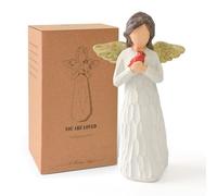 NANAOUS Regalos cardenales para mujeres, figuras de ángel cardenal, estatuas de resina de condolencias, recuerdo conmemorativo, comodidad, regalos del cielo, estatua esculpida pintada a mano para