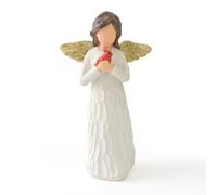 NANAOUS Regalos cardenales para mujeres, figuras de ángel de la guarda, estatuas de resina, condolencias, recuerdo, conmemorativo, comodidad, regalos del cielo