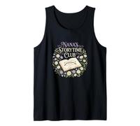 Nanas Storytime Club Lectura Alfabetización Bibliotecaria Abuela Camiseta sin Mangas