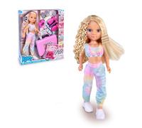 Nancy Air Styler, Muñeca con Herramienta de Belleza para Crear Peinados, Cinco Formas de Moldear el Pelo: Secar, Cepillar, Rizar, Alisar y Aplicar Formas, Cabello Flexible, +3 años, Famosa (NAC73000)