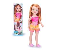 Nancy Coconut Redhead, Muñeca Vestida con un Conjunto Veraniego, Pelirroja de Ojos Verdes con Tez Clarita, Juguete con Olor a Coco Real, +3 años, Famosa (NAC88300)