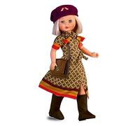 Nancy Colección - Azafata, muñeca reedición de 1979 con el Uniforme Oficial de azafata de Iberia de Rubia Vestida del 77, muñeca para coleccionistas con Certificado Oficial, Famosa (NAL04000)