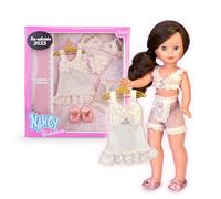 Nancy Colección Conjunto Intimate, Conjunto de Ropa Íntima para Muñeca de Colección, Reedición de un Set de Lencería de 1977, Incluye 5 Piezas de Ropa, Famosa (NAL15000)