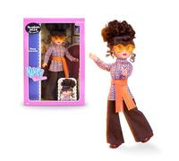 Nancy Colección Loco Loco, Muñeca Hippie Reedición de 1973 con Conjunto blusón Estampado y Pantalón de Pata Ancha, Muñeca para Coleccionistas, Famosa (NAL09000)
