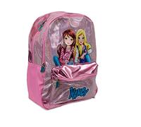 Nancy - Mochila Escolar con Dos Compartimentos y Materiales Premium para niños y niñas a Partir de 3 años, Rosa (Famosa 700016028)