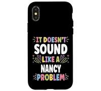 Nancy Personalized Women's Gift Custom Nancy Carcasa para iPhone X/XS