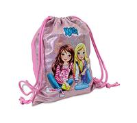 Nancy - Saco Mochila con Materiales Premium para niños y niñas a Partir de 3 años, Rosa (Famosa 700016024)